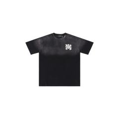 High Street Gothic Letter Gradient Print Washed tee 2 colors 28979019