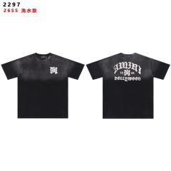 High Street Gothic Letter Gradient Print Washed tee 2 colors 28979019