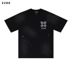 MA Quad Flames Print Washed Version tee 28750095