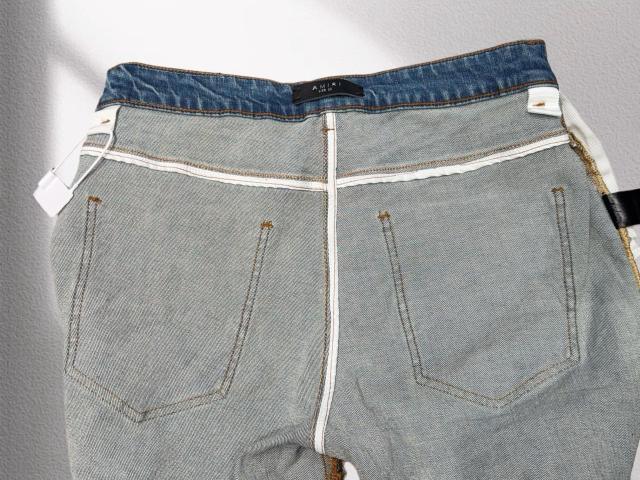 1:1 quality version Pink Embroidered Denim Shorts