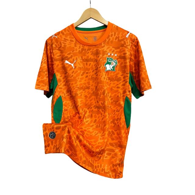 2026/2027 Orange Leopard Print Ivory Coast Home Replica Jersey 28898428
