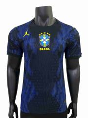2026/2027 Blue Black Gradient Brazil Away Authentic Jersey 28898444