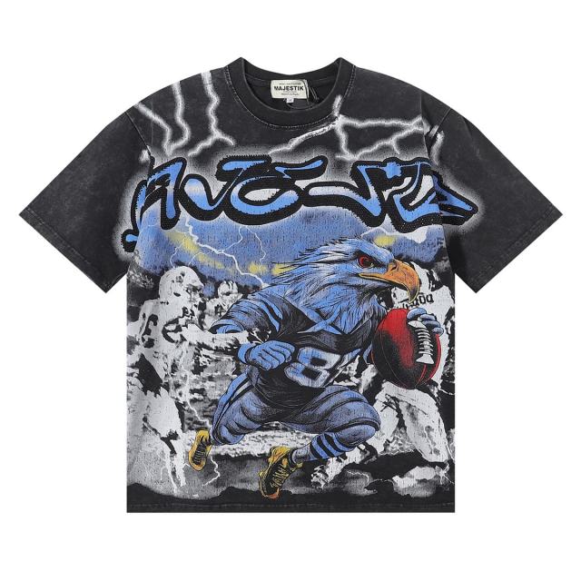 Thunder Eagle Player Print Washed Tee 28874484