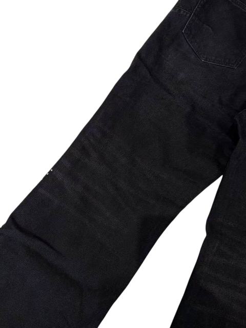1:1 quality version Bone Patch Studded Flared Jeans 28963945