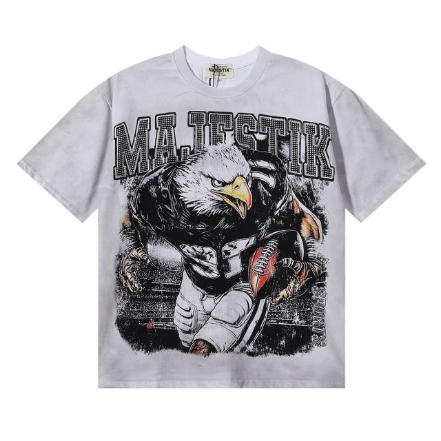 Eagle Player Hotfix Rhinestone Print Washed Tee 28874483