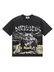 American Bully & Bone Rhinestone Print Washed Tee 28872178