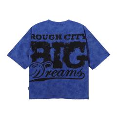 Balloon Clown Splash Ink Rhinestone Print Washed Tee 3 colors 28874571