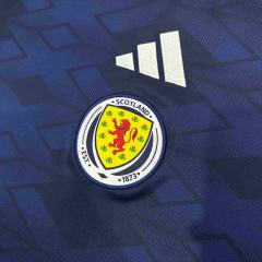 2026/2027 Navy Blue with Rhombus Jacquard Pattern Scotland Home Replica Jersey 28898427