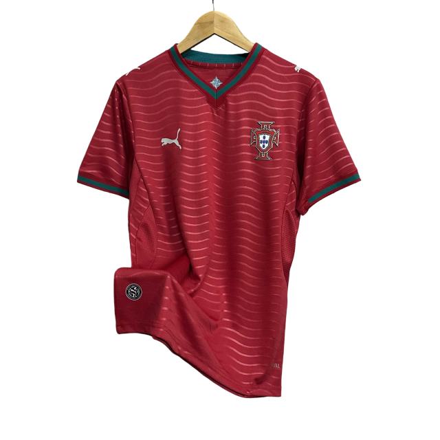 2026/2027 Burgundy Wave Pattern Portugal Home Jersey 2 Kind 28898443
