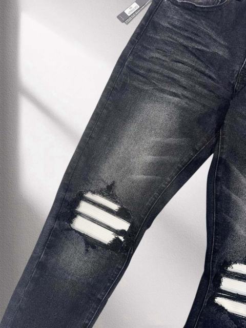 1:1 Quality White Patch Jeans