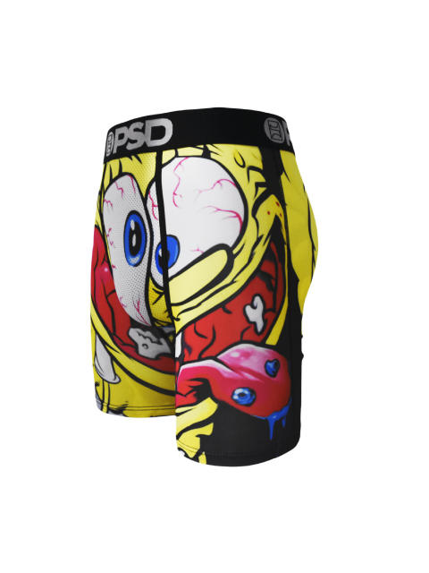 Crazy SpongeBob Print Boxer Briefs 28629052