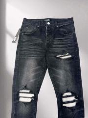 1:1 Quality White Patch Jeans