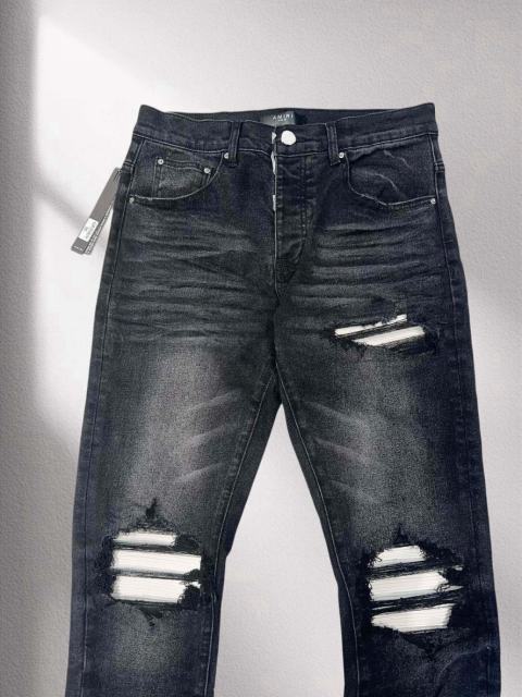 1:1 Quality White Patch Jeans