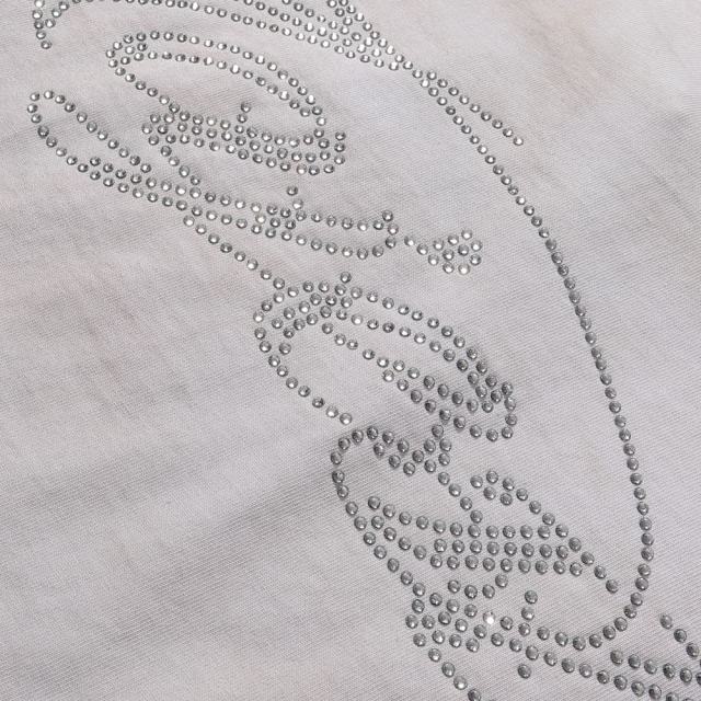 Skull Boxer Hotfix Rhinestone Print Washed Tee 28874478