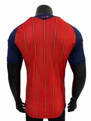 2026/2027 Red with Yellow Stripes Spain Home Jersey 2 Kind 28898435