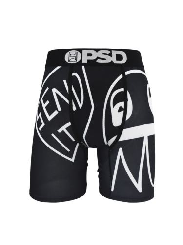 White Line Cartoon Print Boxer Briefs 28629047