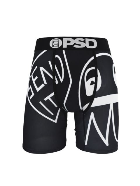 White Line Cartoon Print Boxer Briefs 28629047