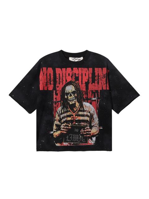 No Discipline F-Terry Cropped Print Tee 2 colors 28930873