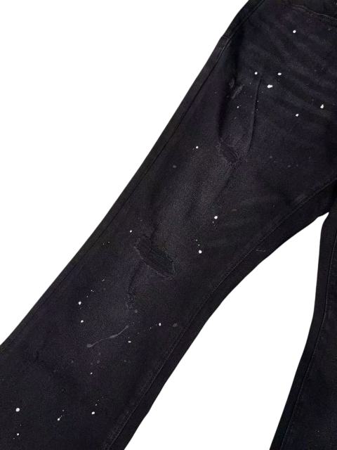 1:1 quality version White Dot Ripped Flared Jeans 28963943