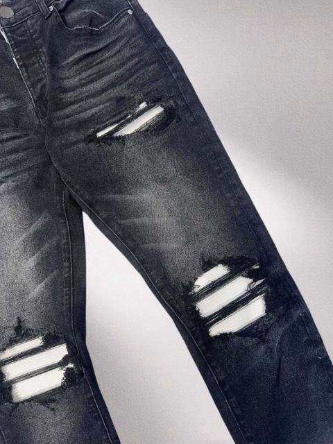 1:1 Quality White Patch Jeans