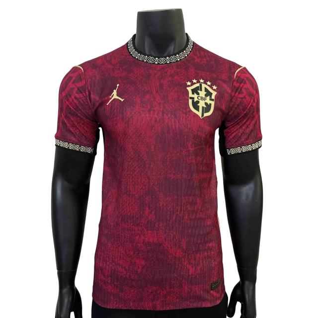 2026/2027 Brazil Maroon Pre-Match Training Authentic Jersey 28898424