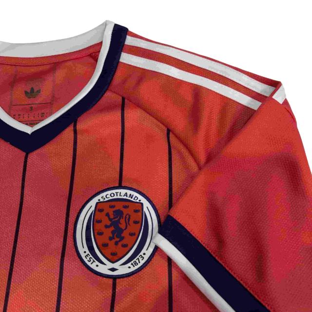 2026/2027 Retro Orange Purple Stripes Scotland Away Replica Jersey 28898430