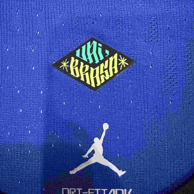 2026/2027 Blue Black Gradient Brazil Away Authentic Jersey 28898444