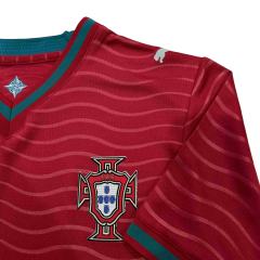 2026/2027 Burgundy Wave Pattern Portugal Home Jersey 2 Kind 28898443