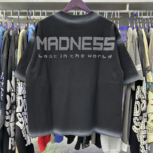 Carnival Skull Rhinestone Print Washed Tee 28874569