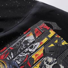 Get Lost F Rhinestone Print Washed Tee 28872177