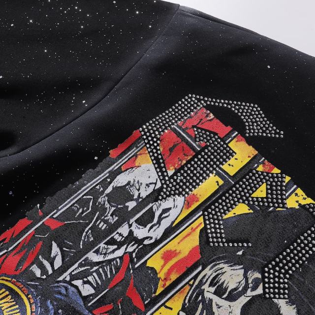 Get Lost F Rhinestone Print Washed Tee 28872177