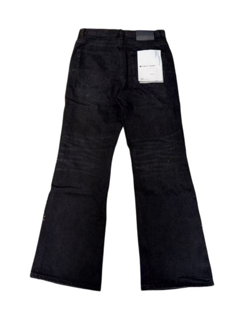 1:1 quality version Bone Patch Studded Flared Jeans 28963945