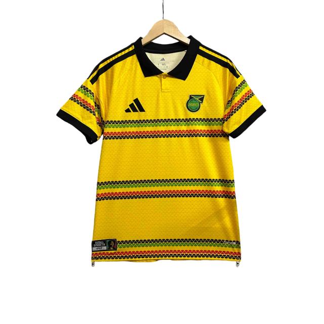 2026/2027 Yellow Green Stripes Jamaica Home Jersey 2 Kind 28898436