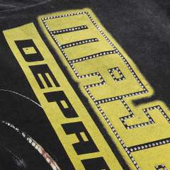 UFO City Rhinestone Print Washed Tee 28872179