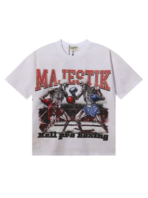 Skull Boxer Hotfix Rhinestone Print Washed Tee 28874478
