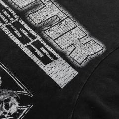 Grim Reaper Skull Chain Print Washed Tee 28874486