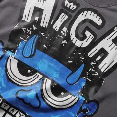 Cartoon Devil Face Print Tee 2 colors 28874559