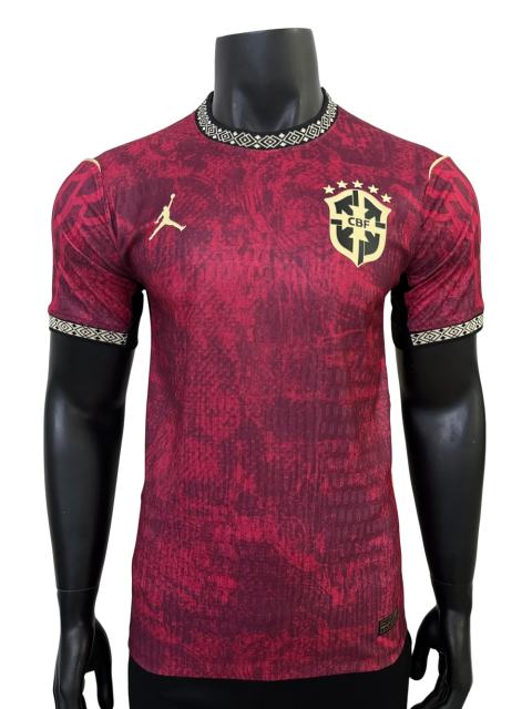 2026/2027 Brazil Maroon Pre-Match Training Authentic Jersey 28898424