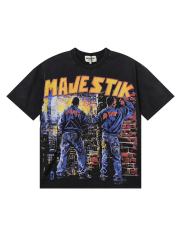 City Night Workers Print Washed Tee 28874482