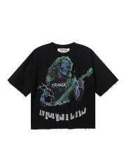 Monster F-Terry Cropped Print Tee 28930872