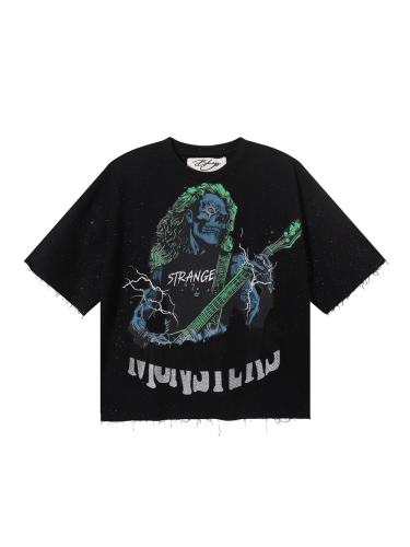Monster F-Terry Cropped Print Tee 28930872