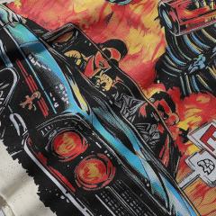 Cheers Skull Splash Ink Rhinestone Print Washed Tee 28874564
