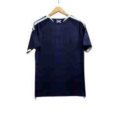 2026/2027 Navy Blue with Rhombus Jacquard Pattern Scotland Home Replica Jersey 28898427