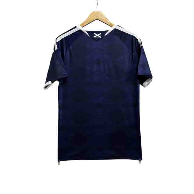 2026/2027 Navy Blue with Rhombus Jacquard Pattern Scotland Home Replica Jersey 28898427