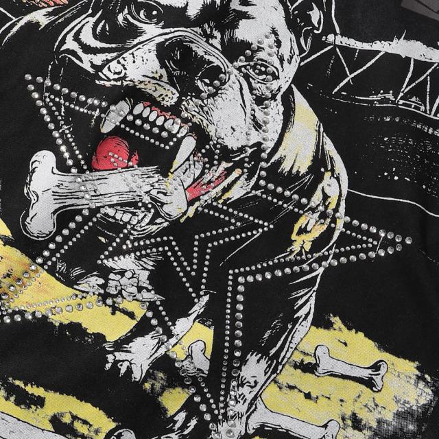 American Bully & Bone Rhinestone Print Washed Tee 28872178
