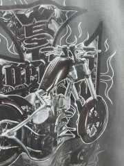 West Coast Choppers Vintage Motorcycle Print Distressed Loose Sleeveless Tank Top