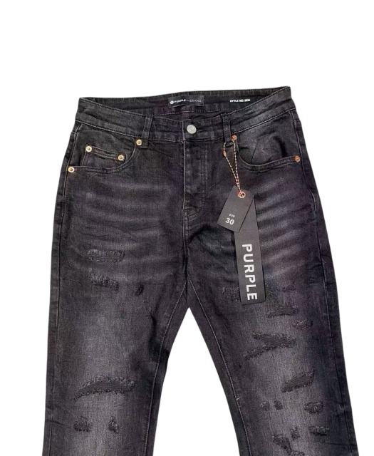 1:1 quality version Black Washed Ripped Flare Denim Pants 28997718