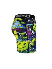Green Big-eyed Alien Print Boxer Briefs 28629055
