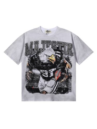 Eagle Player Hotfix Rhinestone Print Washed Tee 28874483