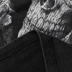 Grim Reaper Skull Chain Print Washed Tee 28874486